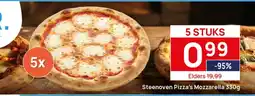 Butlon Steenoven Pizza's Mozzarella aanbieding
