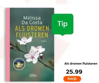 The Read Shop Als dromen fluisteren aanbieding