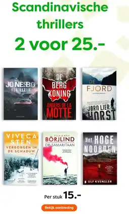 The Read Shop Scandinavische thrillers aanbieding