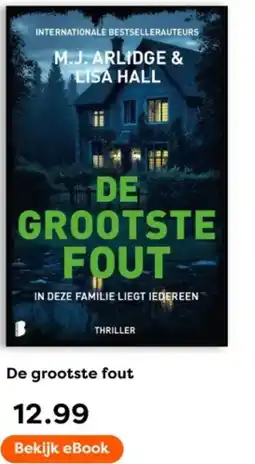 The Read Shop De grootste fout aanbieding