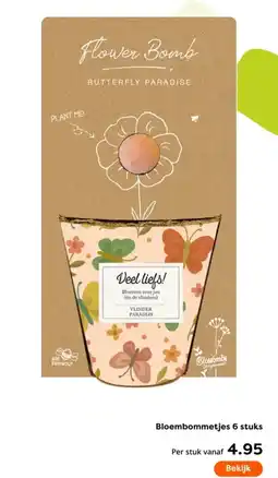 The Read Shop Bloembommetjes 6 stuks aanbieding