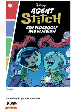The Read Shop Donald Duck agent Stitch album aanbieding