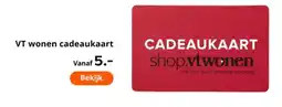 The Read Shop VT wonen cadeaukaart aanbieding