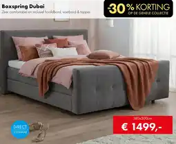 Woonsquare Boxspring Dubai aanbieding