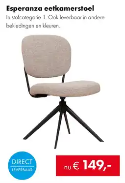 Woonsquare Esperanza eetkamerstoel aanbieding