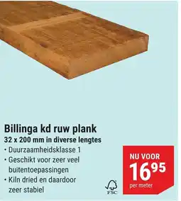 Pontmeyer Billinga kd ruw plank aanbieding