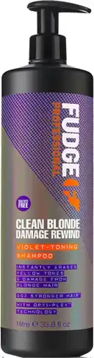 Bol.com Fudge Clean Blonde Damage Rewind Violet Shampoo - 1000 ml aanbieding