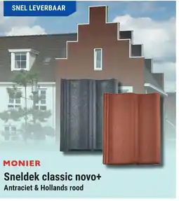 Pontmeyer Monier sneldek classic novo+ antraciet & hollands rood aanbieding