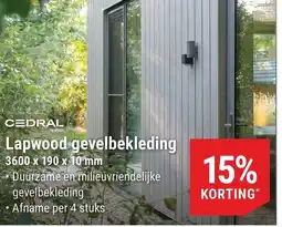 Pontmeyer Lapwood gevelbekleding aanbieding