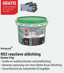 Pontmeyer RD2 reactieve afdichting aanbieding