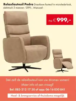 Woonsquare Relaxfauteuil aanbieding