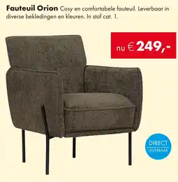 Woonsquare Fauteuil Orion aanbieding