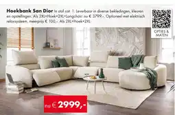 Woonsquare Hoekbank San Dior aanbieding