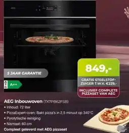 EP Beerepoot AEG Inbouwoven (TX7PB62FSB) aanbieding