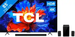 Coolblue TCL 85 QLED P81K 4K (2025) + TCL Q85H PRO aanbieding