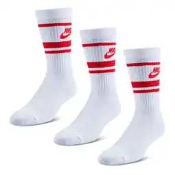 Foot Locker Nike Everyday Essential Crew 3 Pack Sokken Unisex - Wit - Maat 46 - 50 aanbieding