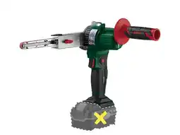 Lidl PARKSIDE Accu-stripschuurmachine 20 V zonder accu en lader aanbieding
