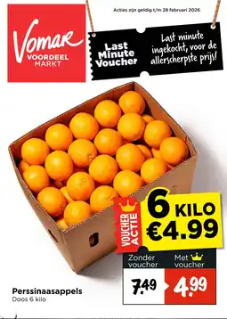 Vomar Voordeelmarkt Perssinaasappels aanbieding