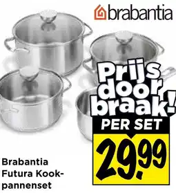 Vomar Voordeelmarkt Brabantia Futura Kook- pannenset aanbieding