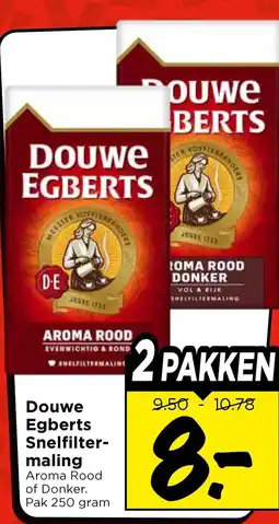 Vomar Voordeelmarkt Douwe Egberts Snelfilter- maling aanbieding