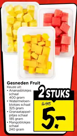 Vomar Voordeelmarkt Gesneden Fruit aanbieding
