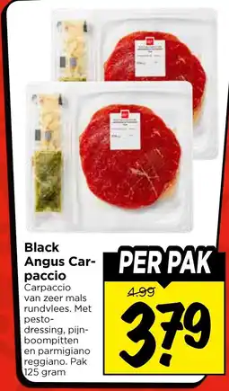 Vomar Voordeelmarkt Black Angus Car- paccio aanbieding