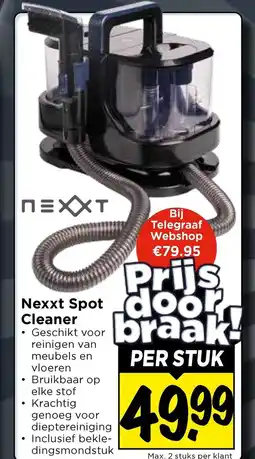 Vomar Voordeelmarkt Nexxt Spot Cleaner aanbieding
