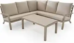 Intratuin Tierra Outdoor 5-zits loungeset Azzurro beige aanbieding