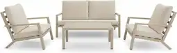 Intratuin Tierra Outdoor 4-zits loungeset Azzurro beige aanbieding
