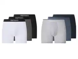 Lidl esmara Men Set van 3 heren boxers aanbieding