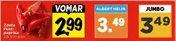 Vomar Voordeelmarkt Zoete Punt- paprika aanbieding