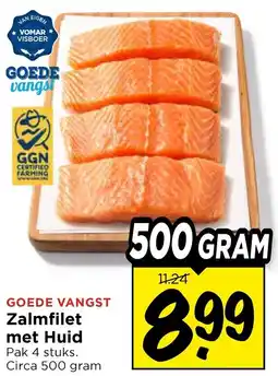 Vomar Voordeelmarkt Zalmfilet met Huid aanbieding