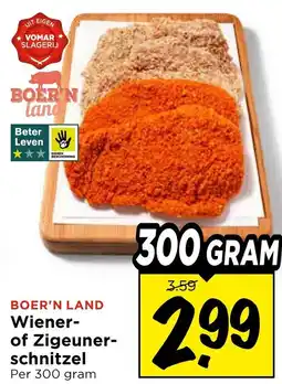 Vomar Voordeelmarkt Wiener- of Zigeuner- schnitzel aanbieding