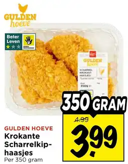 Vomar Voordeelmarkt GULDEN HOEVE Krokante Scharrelkip- haasjes aanbieding