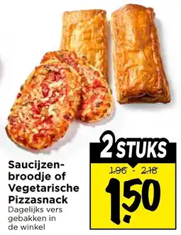 Vomar Voordeelmarkt Vegetarische Pizzasnack aanbieding