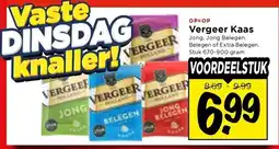 Vomar Voordeelmarkt Vergeer Kaas aanbieding