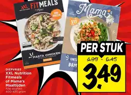 Vomar Voordeelmarkt XXL Nutrition Fitmeals of Mama's Maaltijden aanbieding