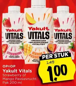 Vomar Voordeelmarkt Yakult Vitals aanbieding