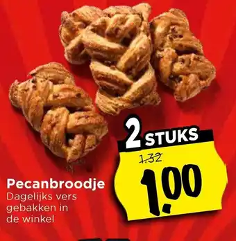 Vomar Voordeelmarkt Pecanbroodje aanbieding