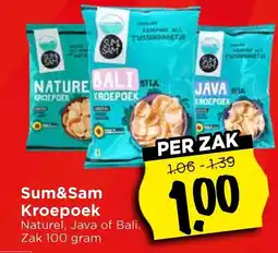 Vomar Voordeelmarkt Sum&Sam Kroepoek aanbieding
