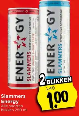 Vomar Voordeelmarkt Slammers Energy aanbieding
