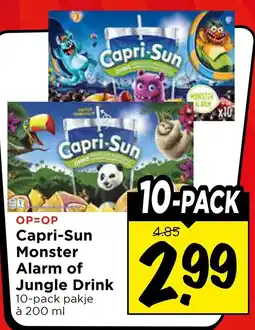 Vomar Voordeelmarkt Capri-Sun Monster Alarm of Jungle Drink aanbieding