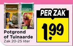 Vomar Voordeelmarkt Potgrond of Tuinaarde aanbieding