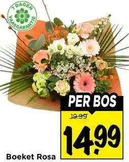 Vomar Voordeelmarkt Boeket Rosa aanbieding