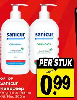 Vomar Voordeelmarkt Sanicur Handzeep aanbieding