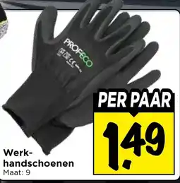 Vomar Voordeelmarkt Werk- handschoenen aanbieding