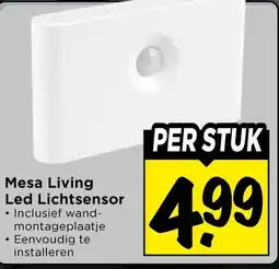 Vomar Voordeelmarkt Mesa Living Led Lichtsensor aanbieding