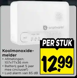 Vomar Voordeelmarkt Koolmonoxide- melder aanbieding