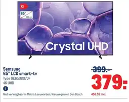 Makro Samsung65 LCD smart-tv aanbieding