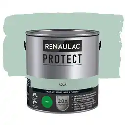 Praxis Renaulac Protect Muurverf - Mat - Aqua - 2,5L aanbieding